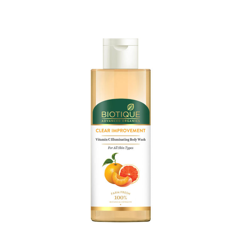 Biotique Advanced Organics Clear Improvement Vitamin C Illuminating Body Wash (200ml)