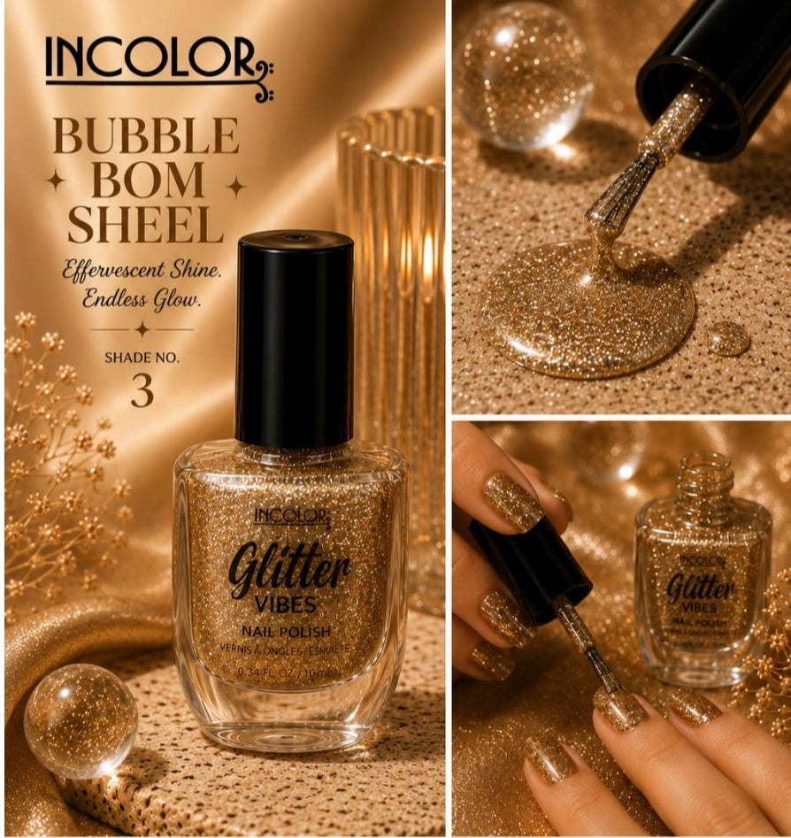 Incolor Glitter Vibes Nail Paints/ 03