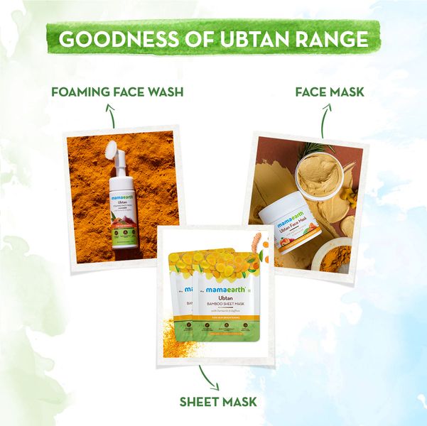 Mamaearth Ubtan Oil-Free Face Moisturizer for Skin Brightening - 80 g