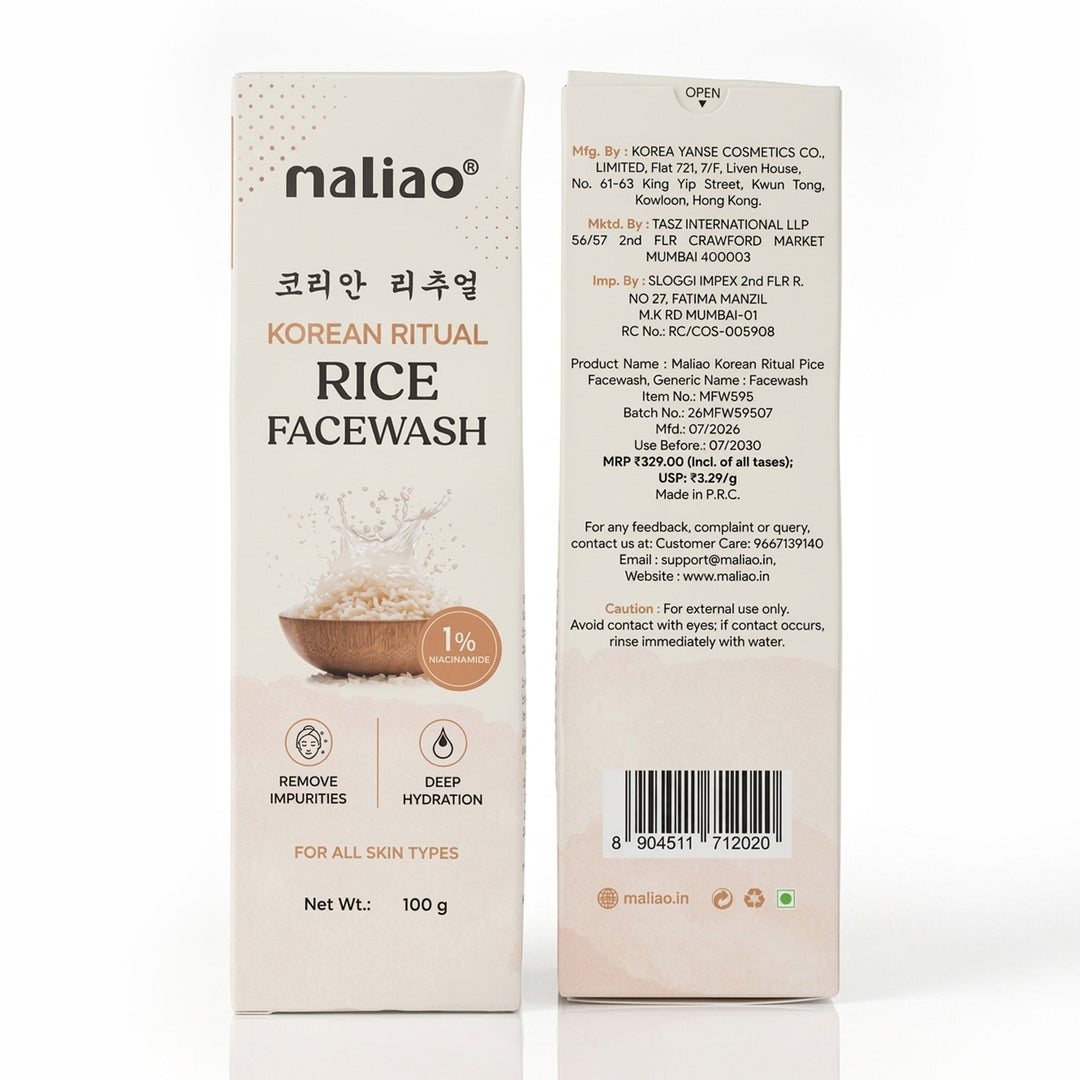 Maliao Korean Ritual Face Wash / 100g