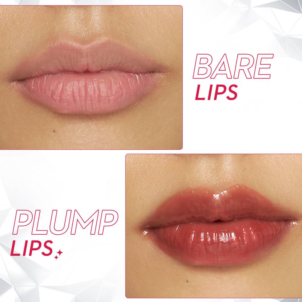 SUGAR Cosmetics Glide Peptide Plumping Gloss Stick (01 Peach Ping)