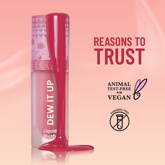 Swiss Beauty Dew It Up Liquid Blush 03(Dusty Pink)