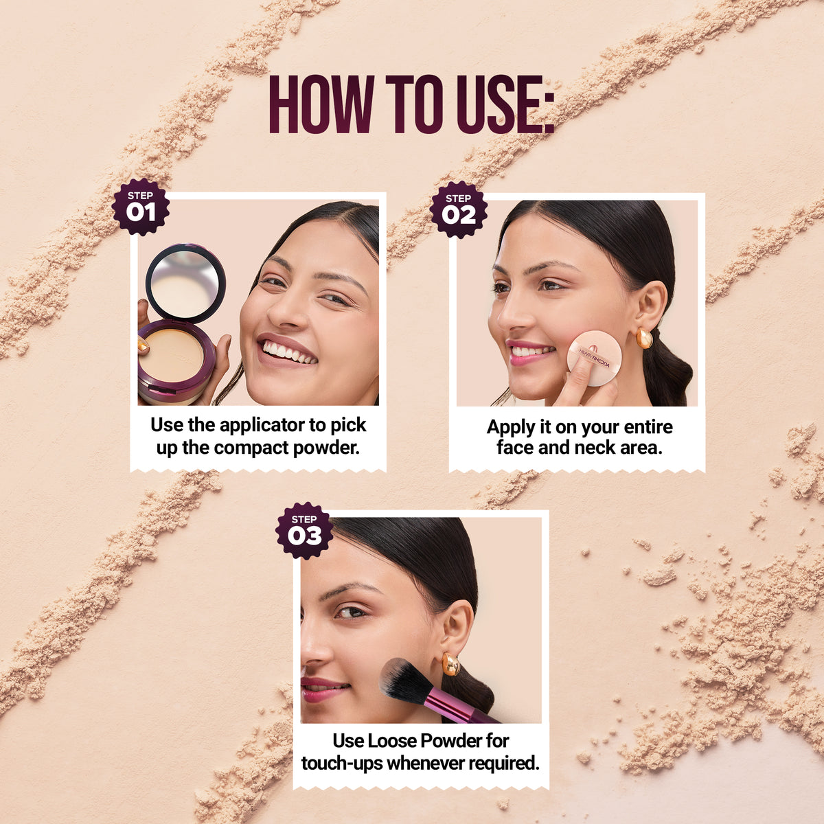 Hilary Rhoda The Setting Duo Compact & Loose Powder (Ivory 01)