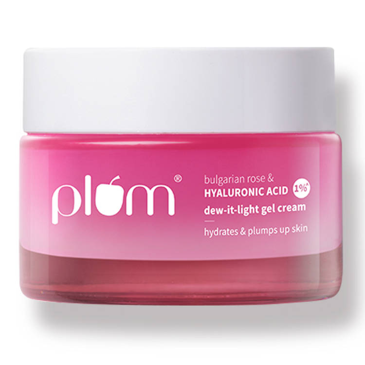Plum Bulgarian Rose And 1% Hyaluronic Acid Dew-It-Light Gel Cream (50g)