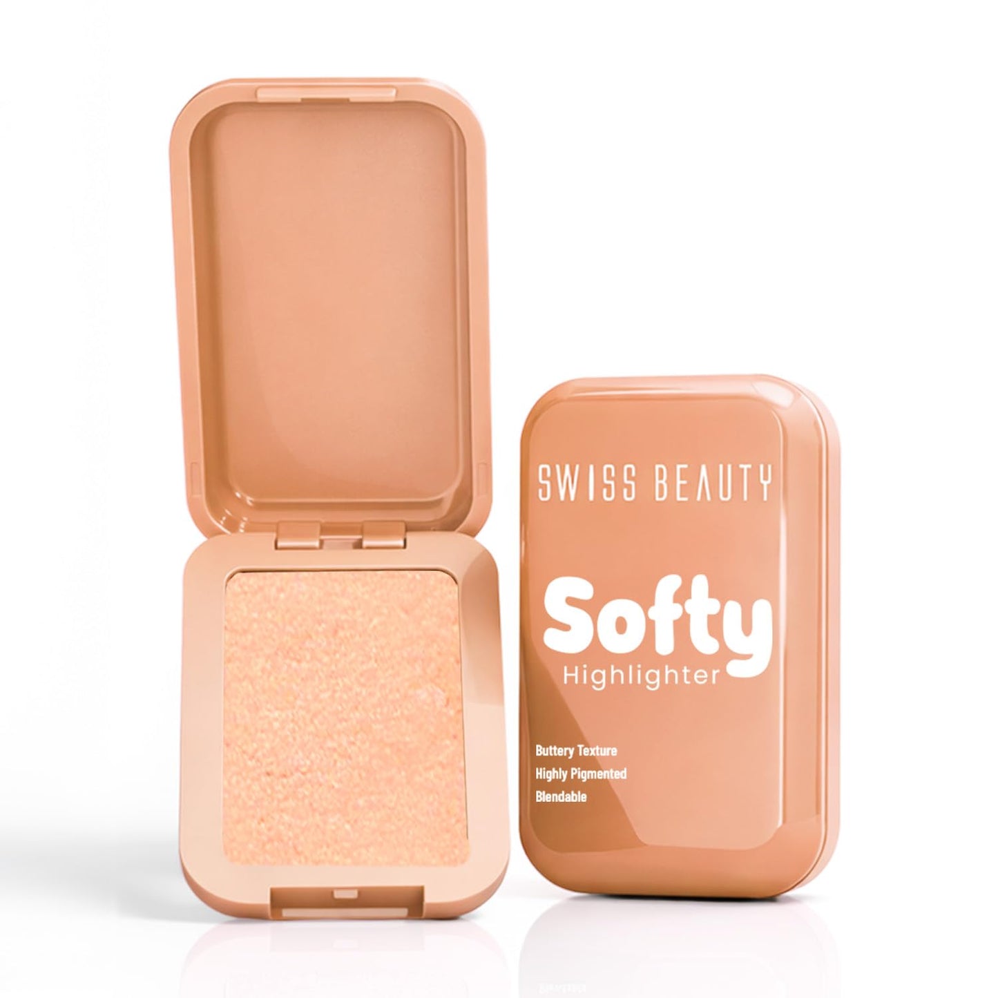 Swiss Beauty Softy Highlighter | 7g, Shade- 1. Almond