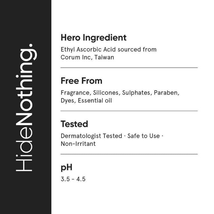 Minimalist 16% Vitamin C Face Serum With Vitamin E & Ferulic Acid For Advanced Users
(20ml)