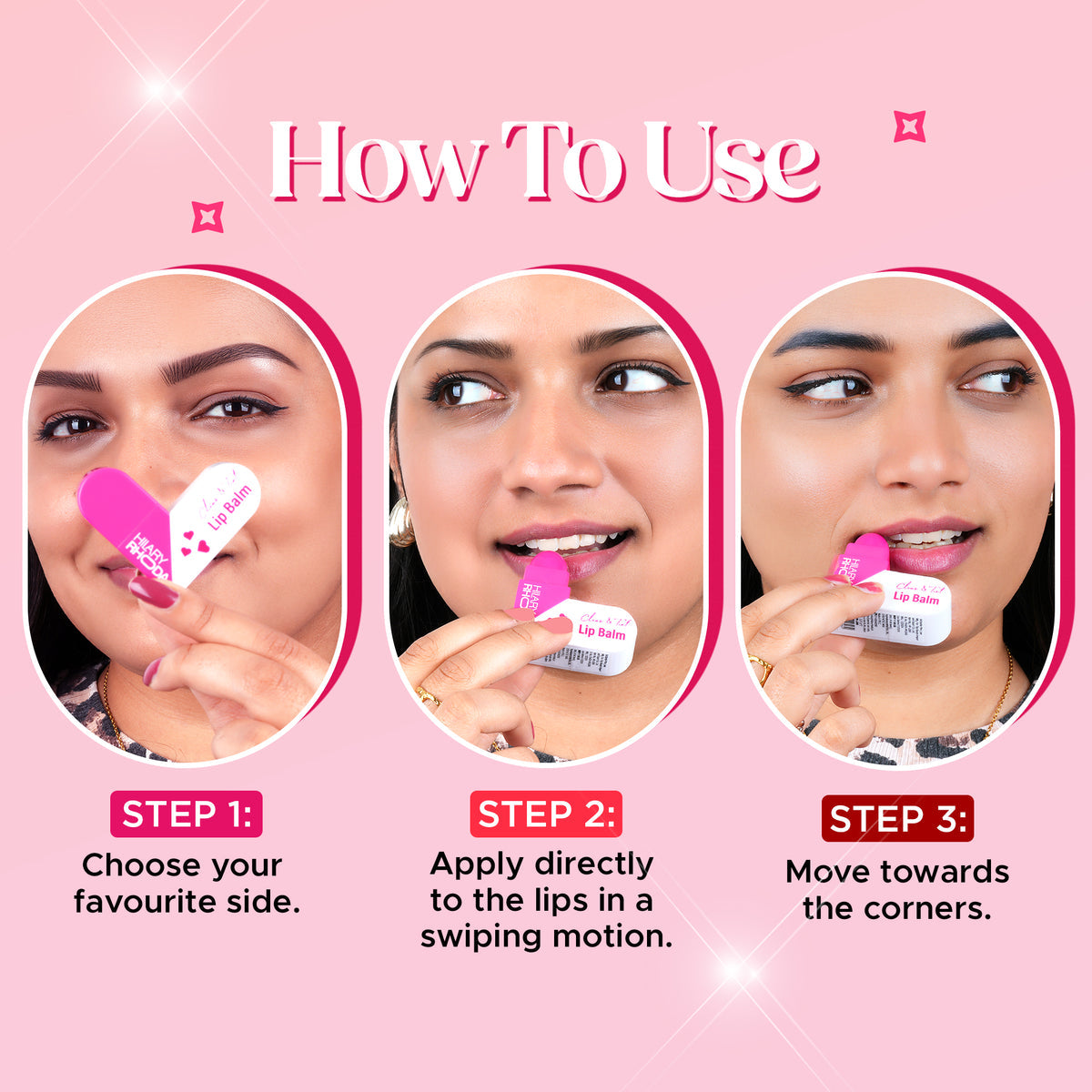 Hilary Rhoda Clear & Tint Lip Balm(Rose Love 01)