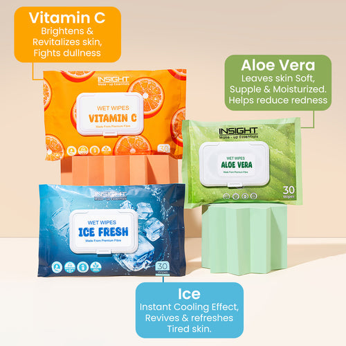 Insight cosmetics WET WIPES (30 WIPES) (Vitamin C)
