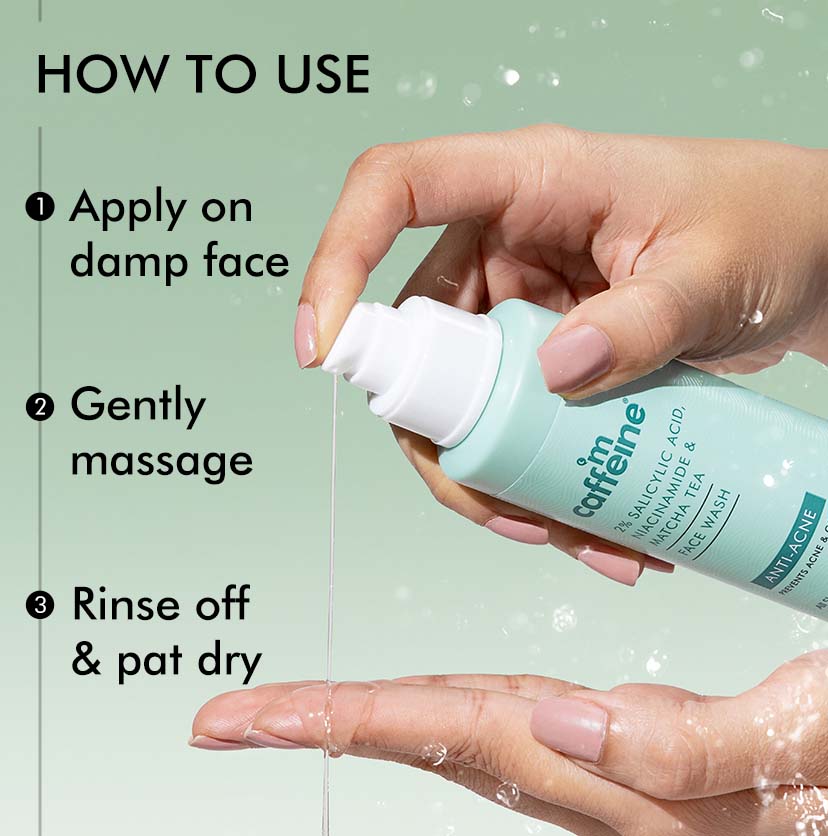 Mcaffeine 2% Salicylic Acid Niacinamide & Matcha Tea Face Wash - 100 ml