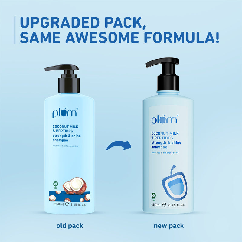 Plum Coconut Milk & Peptides Shampoo (250ml)