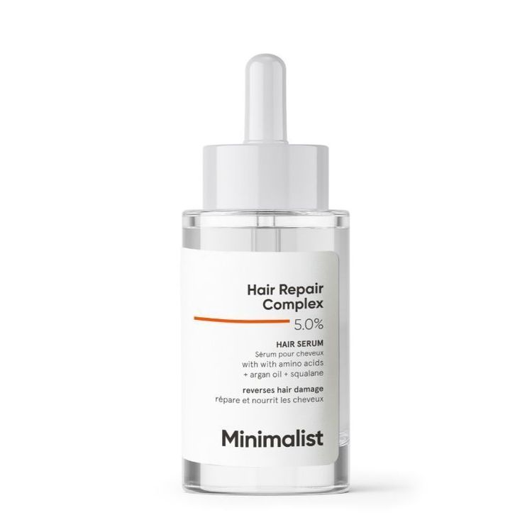 Minimalist Maleic Bond Repair Complex 05% Hair Serum For Soft & Smooth Hair & Treats Split Ends & Breakage
(50ml)