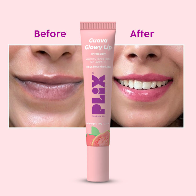 Plix Guava Glowy Lip Tinted Balm
(10g)