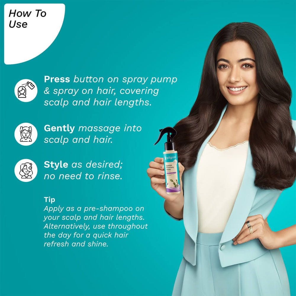 Pilgrim Spanish Rosemary Water With Biotin
Discover Thicker Stronger Hair