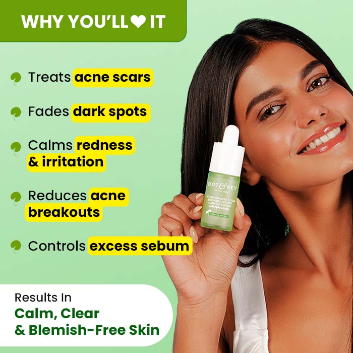 Dot & Key Cica + 10% Niacinamide Face Serum for Oily Skin (20ml)