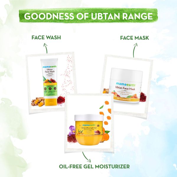 Mamaearth Ubtan Night Cream with Turmeric & Saffron for Skin Brightening – 50 g