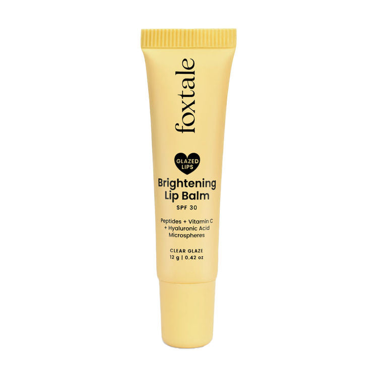 Foxtale Brightening Lip Balm With Peptides, Vitamin C & Hyaluronic Acid - Clear Glaze
(12g)