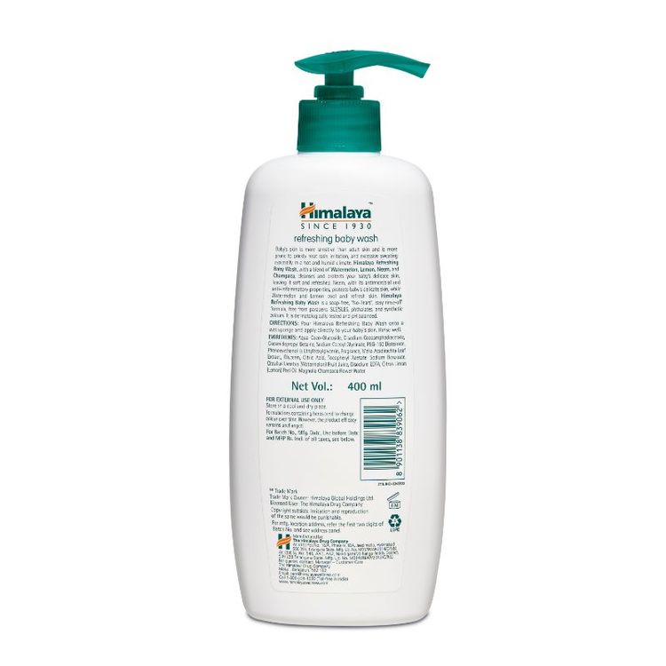 Himalaya Refreshing Baby Wash India (400ml)