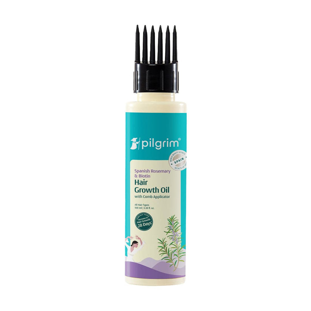 Pilgrim Spanish Rosemary & Biotin Hair Growth Oil
Get Faster Hair Growth