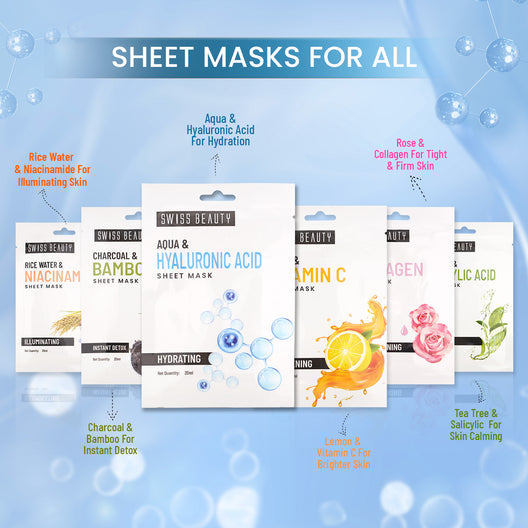 Swiss Beauty Aqua & Hyaluronic Acid Sheet Mask