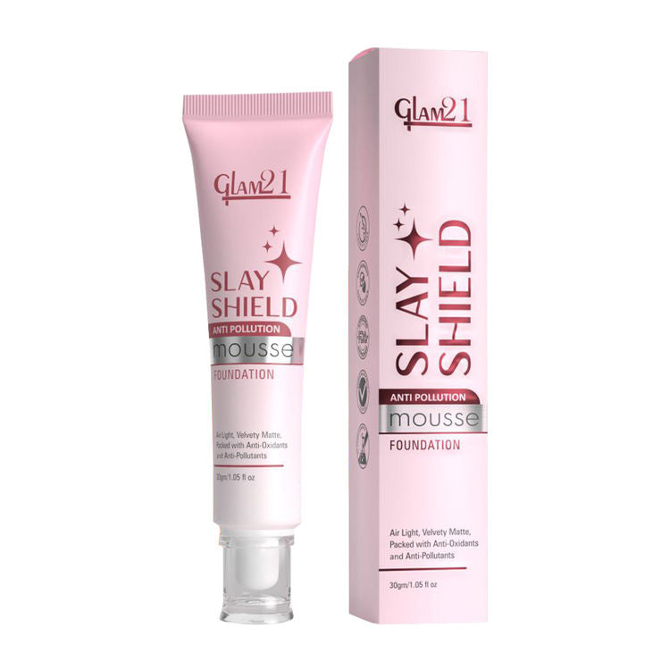GLAM21 Slay Shield Mousse Foundation (02 Natural)