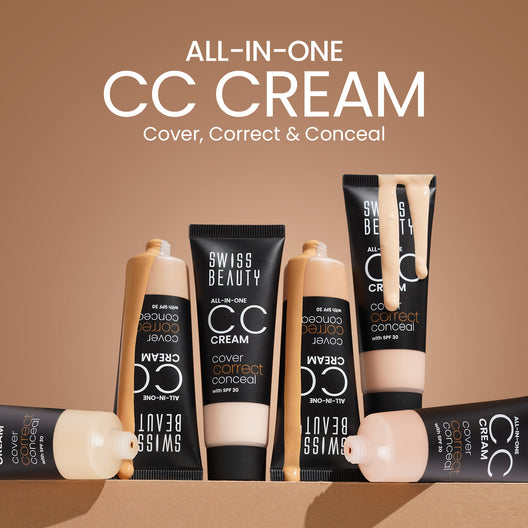 Swiss Beauty All-In-One CC Cream(02 Soft Ivory)