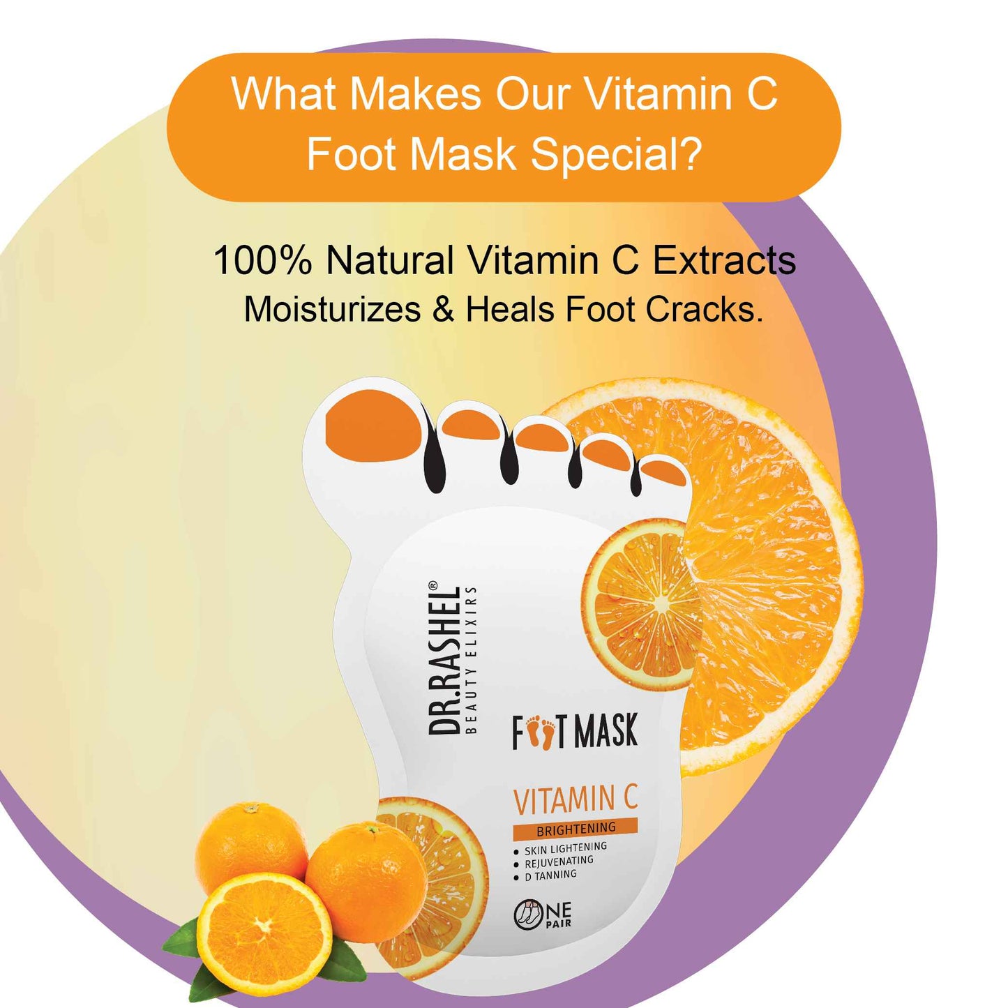 Dr Rashel Vitamin C Foot Mask