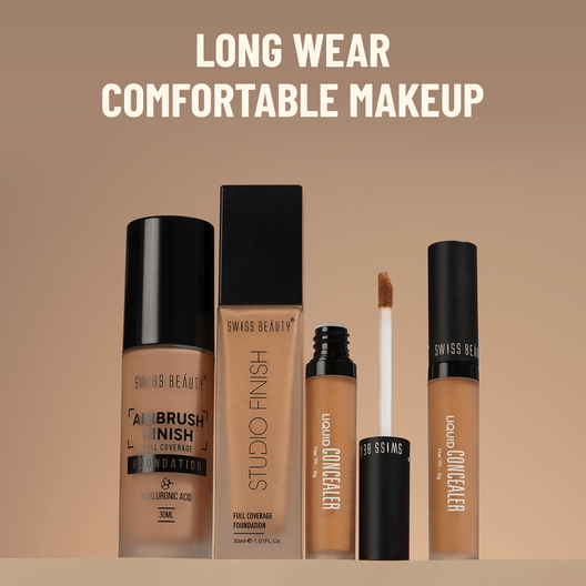 Swiss Beauty Airbrush Foundation 03(Nude Beige)