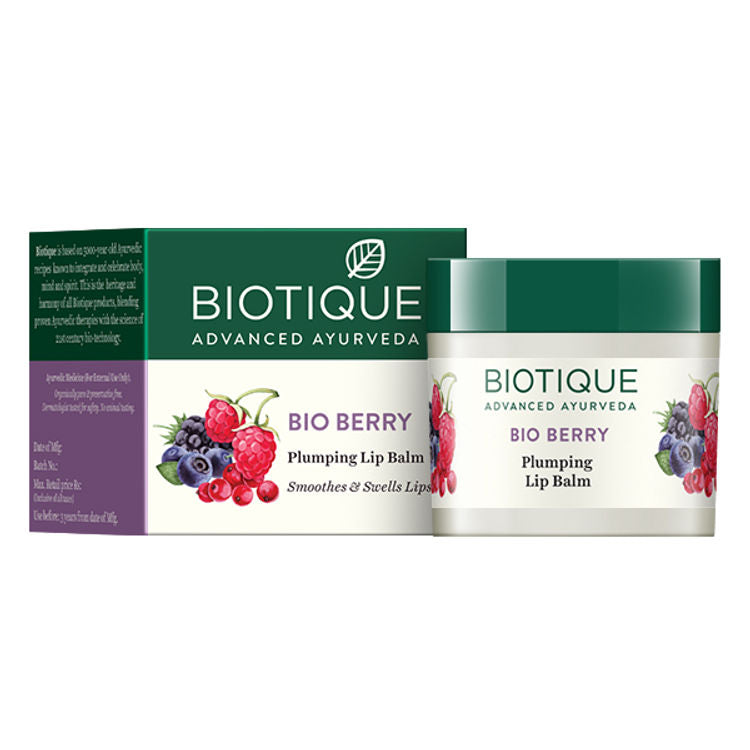 Biotique Bio Berry Plumping Lip Balm Smoothes & Swells Lips(12gm)