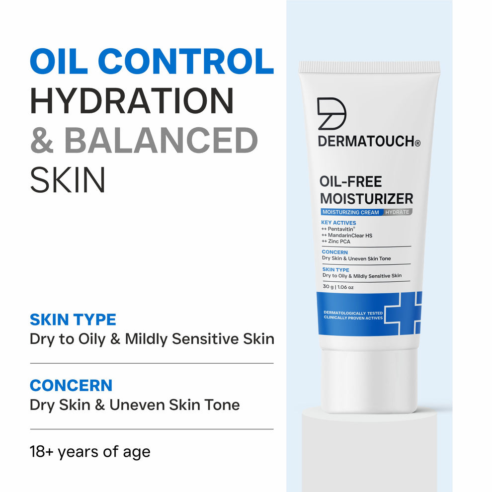 Dermatouch Oil-Free Moisturizer for Dry Skin & Uneven Skin Tone