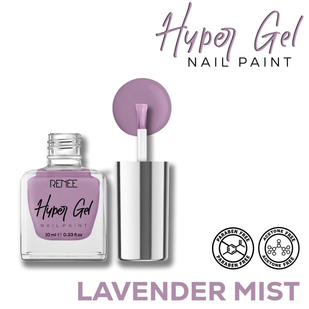 RENEE Hyper Gel Nail Paint 10ml (23 Lavender Mist)