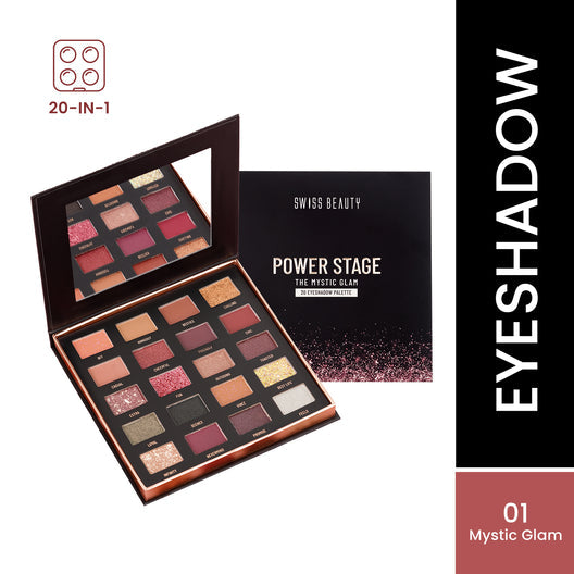 Swiss Beauty Power Stage Eyeshadow Palette 02(Royal Tribe)