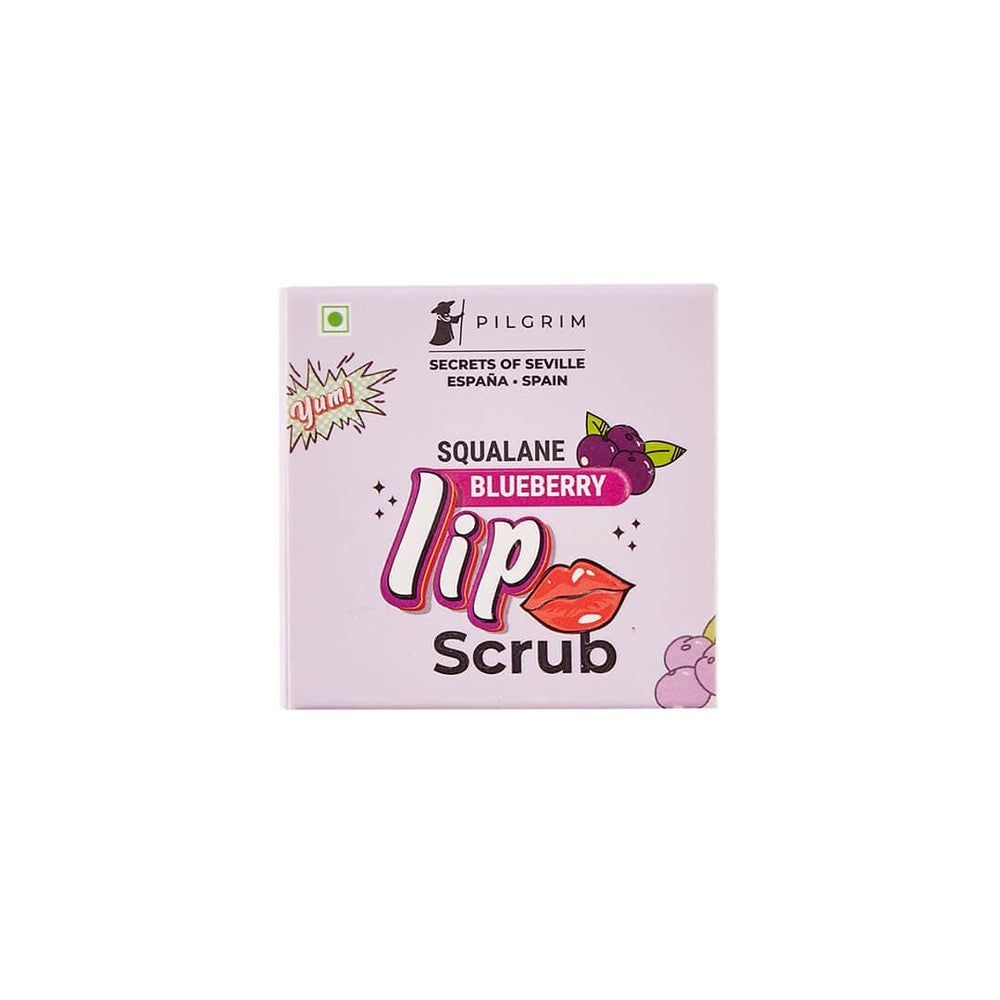 Pilgrim Squalane Blueberry Lip Scrub Discover Smooth Lips