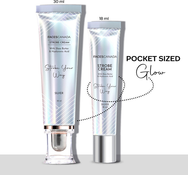 Faces canada Strobe Cream (Silver) Mini - 18ml