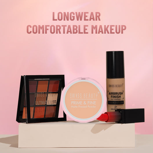 Swiss Beauty Prime & Fine Compact Powder (02 Very-Natural)