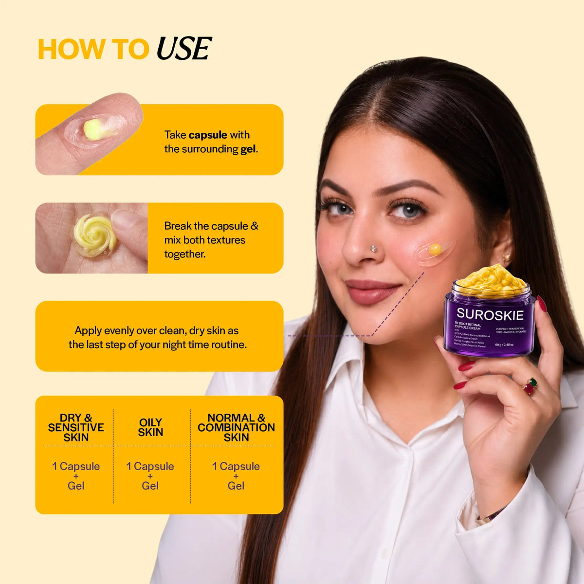 Suroskie Reboot Retinal Capsule Cream