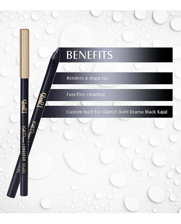 Glam21 Kohl Drama Long Wear Kajal (Black)