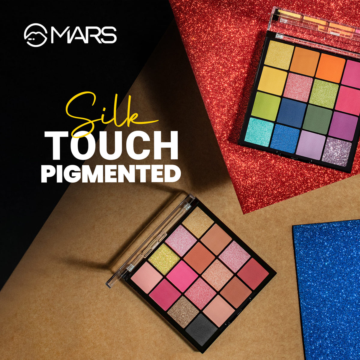 Mars 16 Color Eyeshadow Palette- Mesmereyes (01)