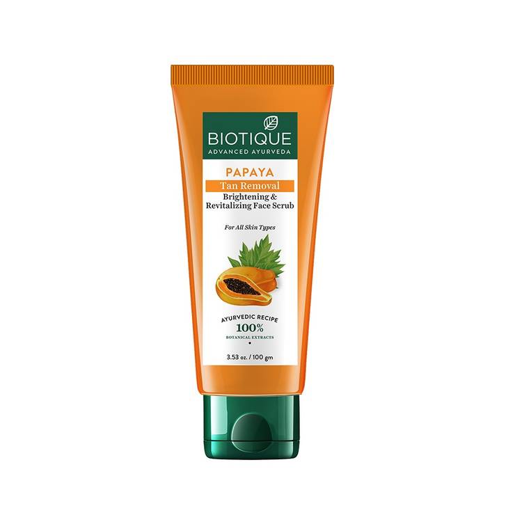 Biotique Bio Papaya Revitalizing Tan Removal Face Scrub (50g)
