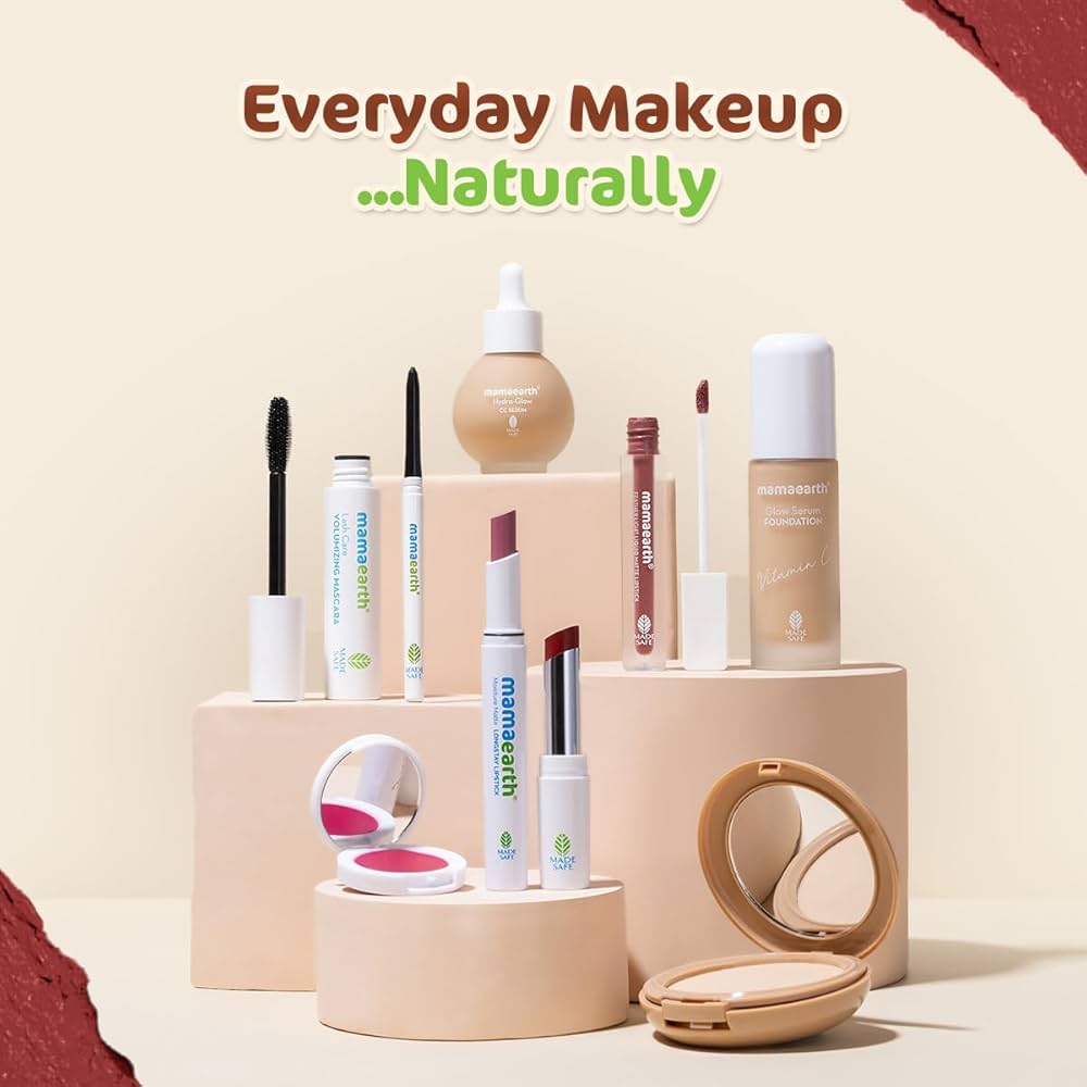 Mamaearth Moisture Matte Longstay Lipstick with Avocado Oil & Vitamin E (grapefruit pink)