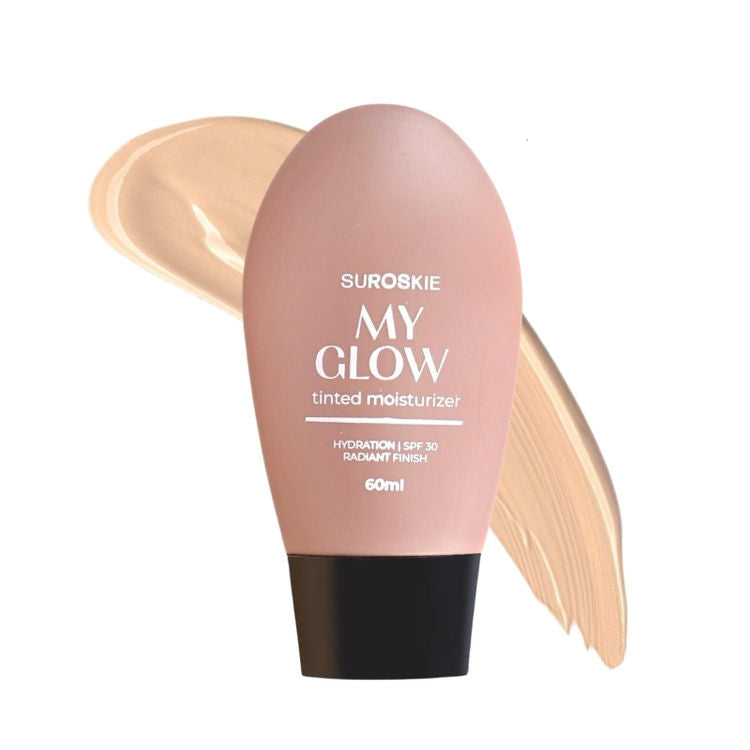 SUROSKIE My Glow All In One Tinted Sunscreen Glowy Finish Light Shade (60ml)