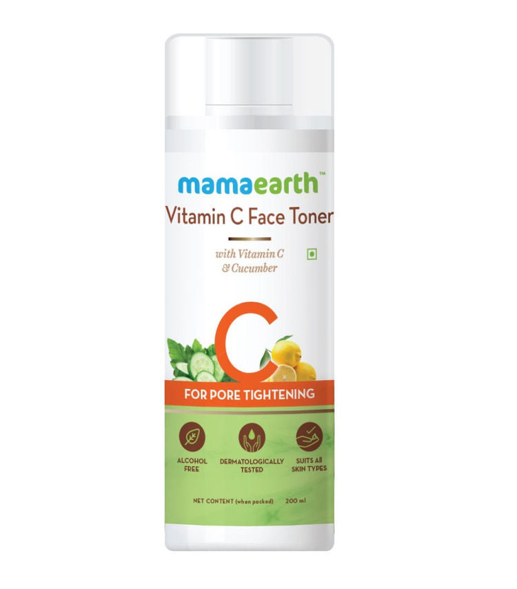 Mamaearth Vitamin C Face Toner with Witch Hazel for Pore Tightening and All Skin Types
(200ml)