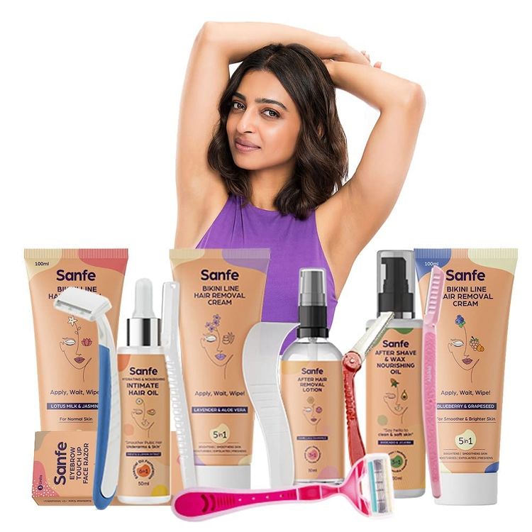 Sanfe Shea Butter Body Razor 4 in 1 for Women
(3 Pcs)