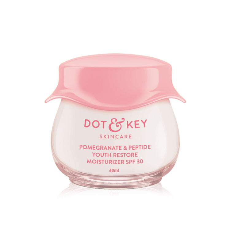 Dot & Key Pomegranate + Peptide Youth Restore Moisturizer SPF 30, With Ceramide (60ml)
