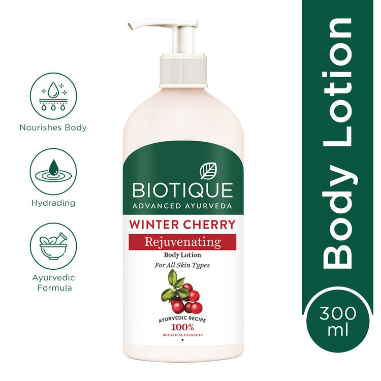 Biotique Advanced Ayurveda Winter Cherry Body Lotion(300ml)