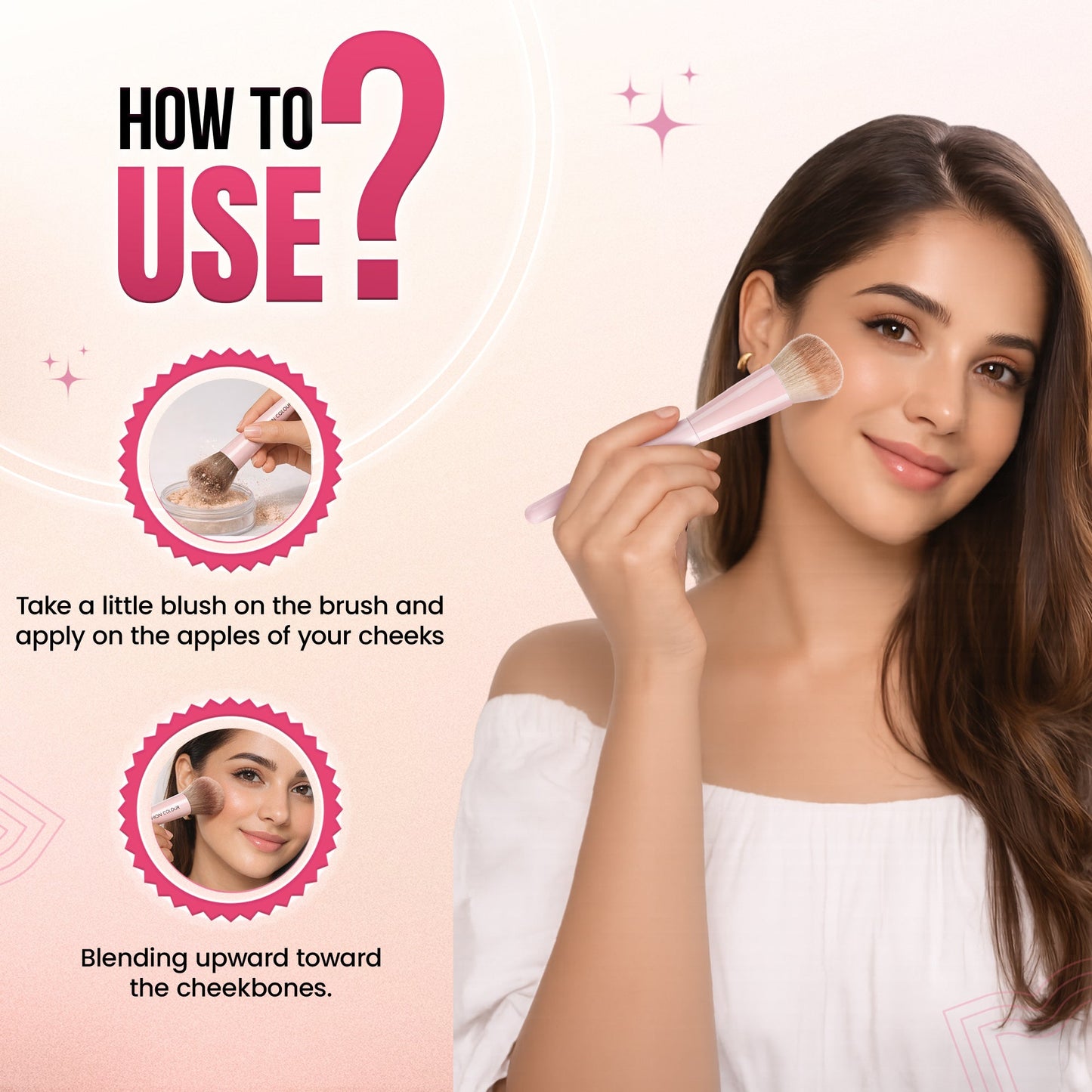 Fashion Color Blush Brush