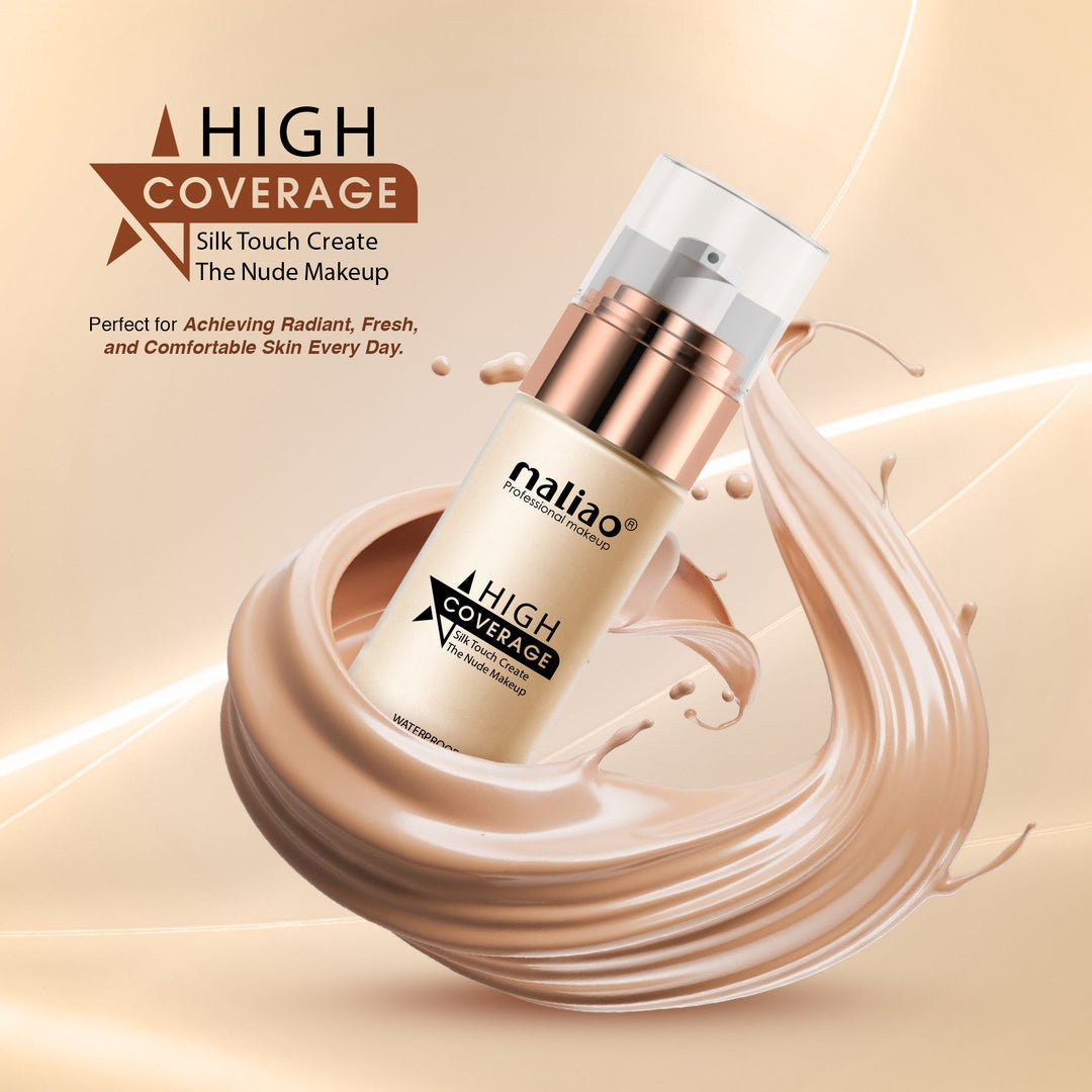 Maliao High Coverage Waterproof Base Foundation - Flawless All-Day Wear 05 Rich Nude