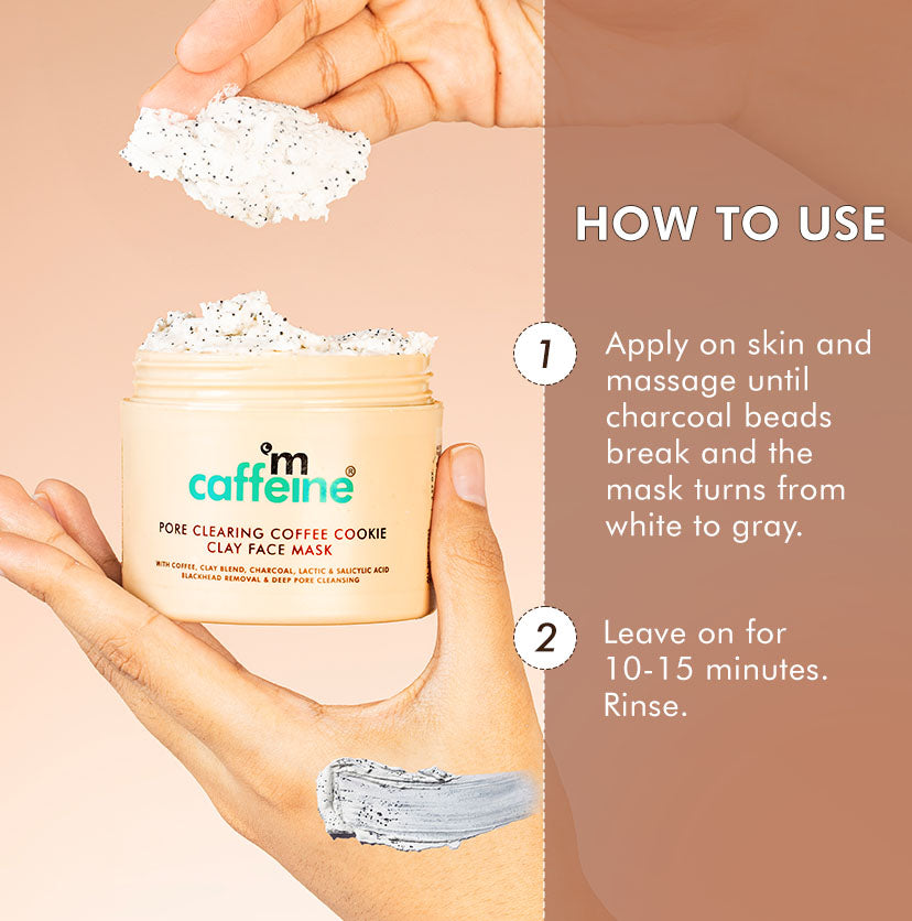 Mcaffeine Pore Cleanse Coffee Cookie Detan Face Mask - 100gm
