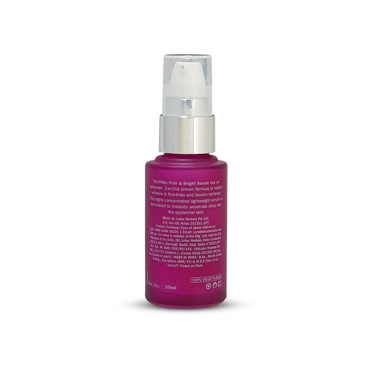 Lotus Herbals Youth rx Firm & Bright Serum (30ml)