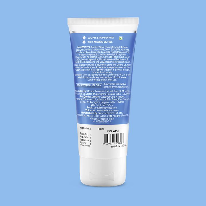 The Derma Co 2% Vitamin C Gel Daily Face Wash 80ml