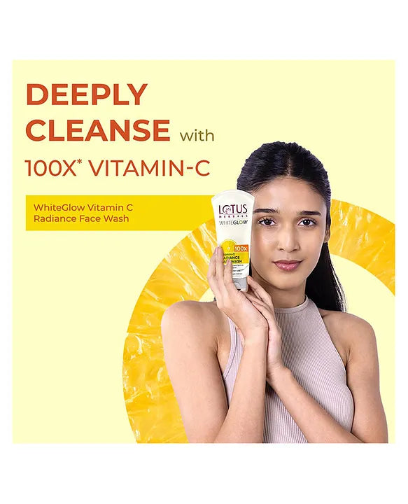 Lotus Herbals White Glow Vitamin C Radiance Facewash 50g
